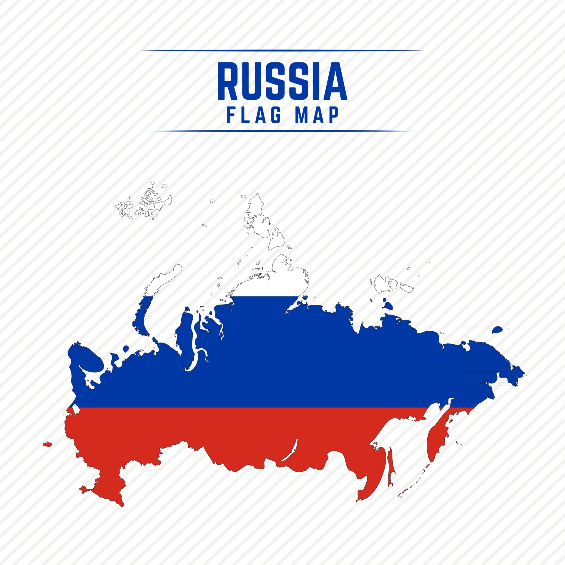 Russia flag, map and button Stock Vector by ©cobalt88 2493307