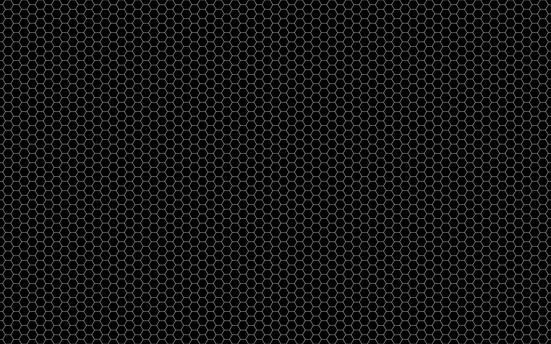 Simple seamless geometry hexagonal pattern Vector black and white