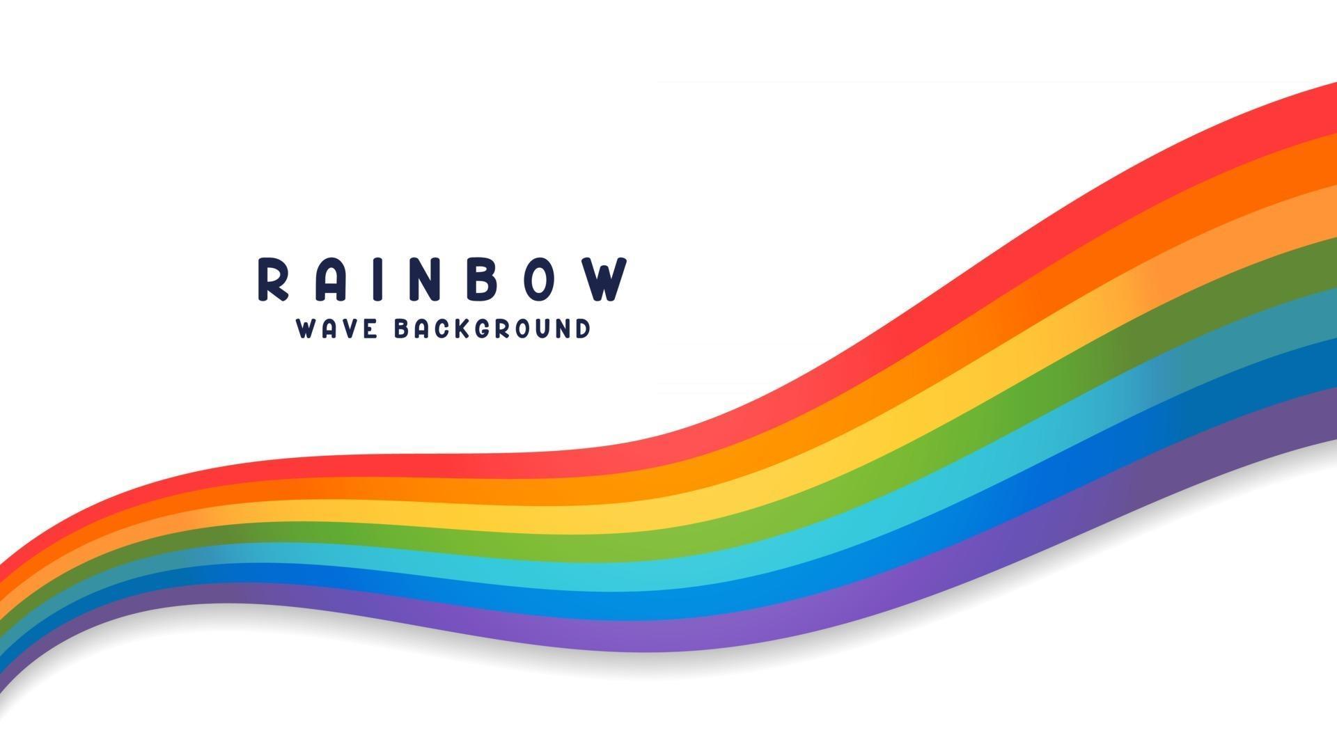 Rainbow Background Vector 2400991 Vector Art at Vecteezy