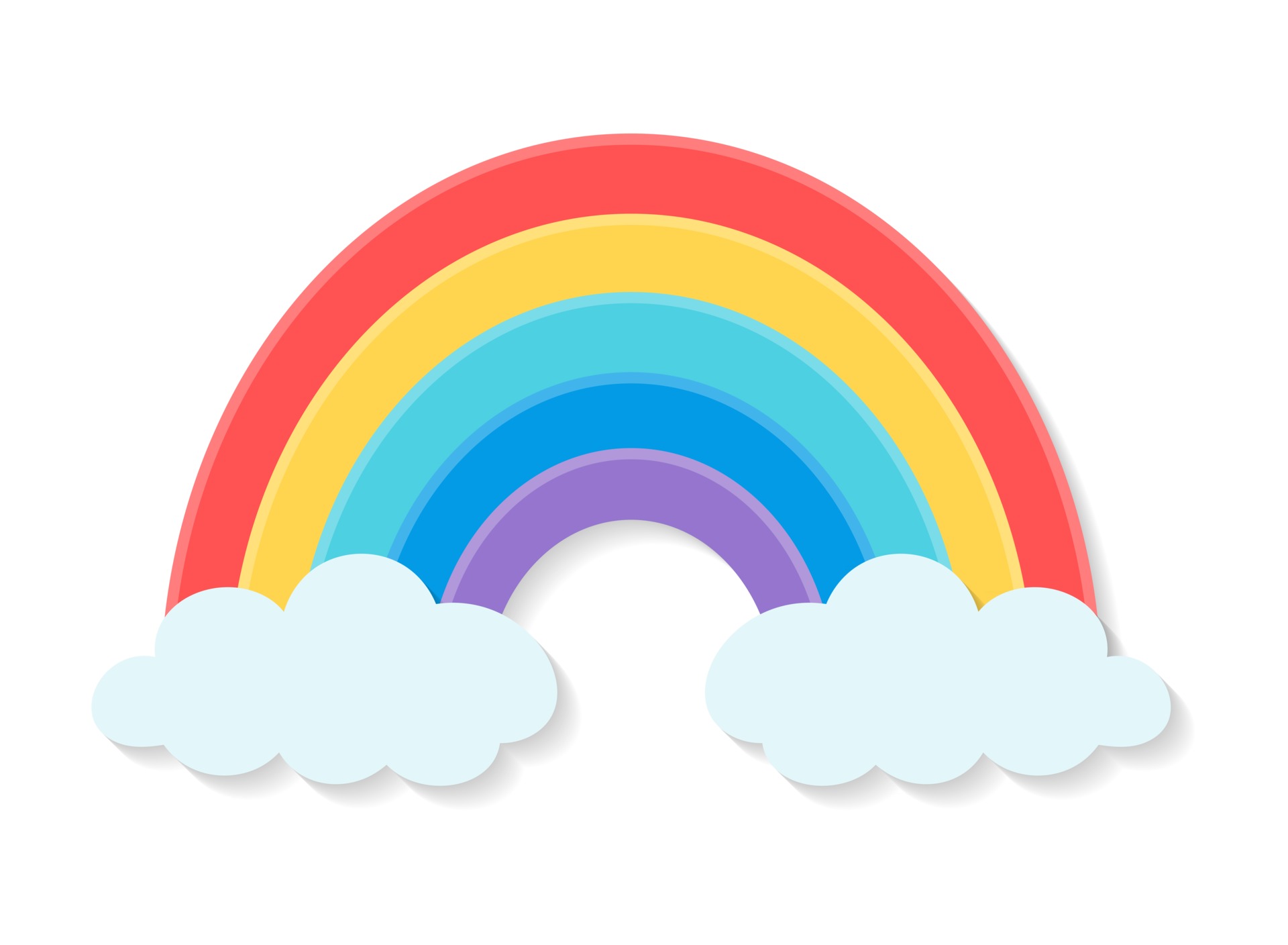 Rainbow Background Vector 2400994 Vector Art at Vecteezy