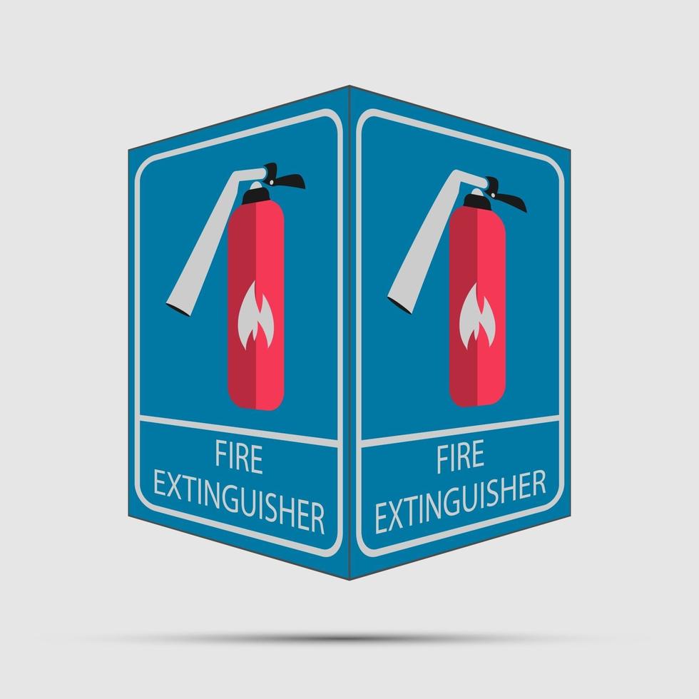 Fire extinguisher icon vector
