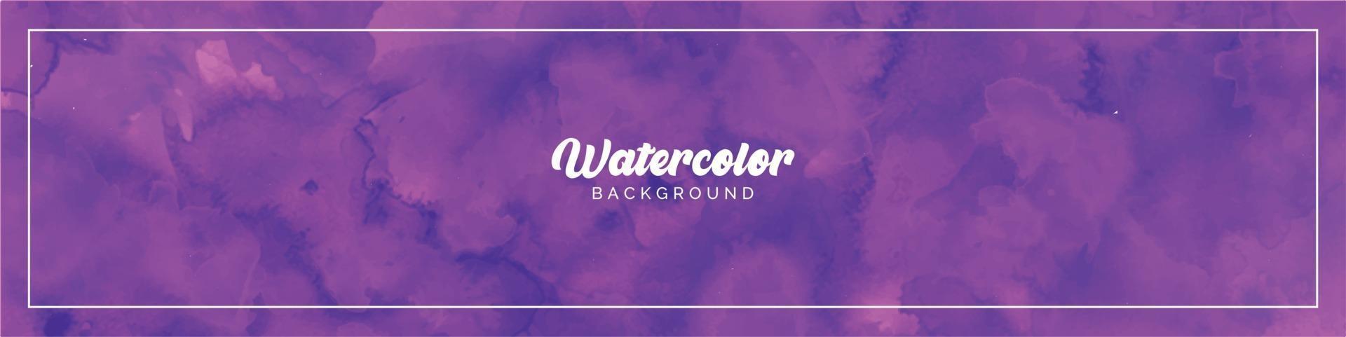 Pastel Light Purple Watercolor Painted Background vector