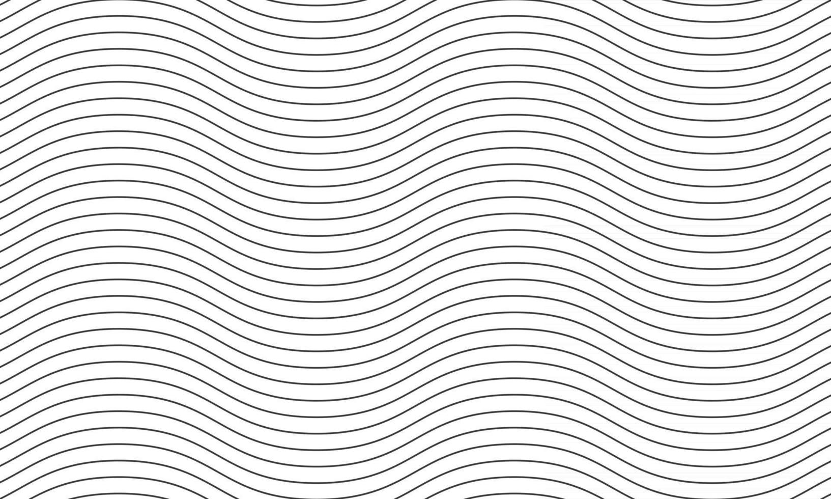 patrón de líneas suaves onduladas abstractas vector