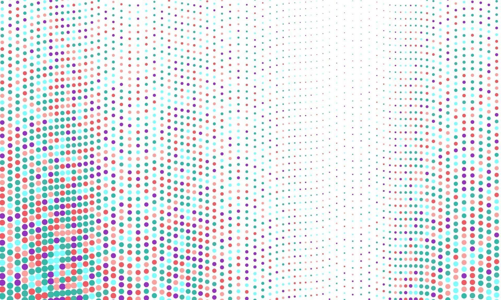 Colorful Wavy Halftone Pattern Background vector