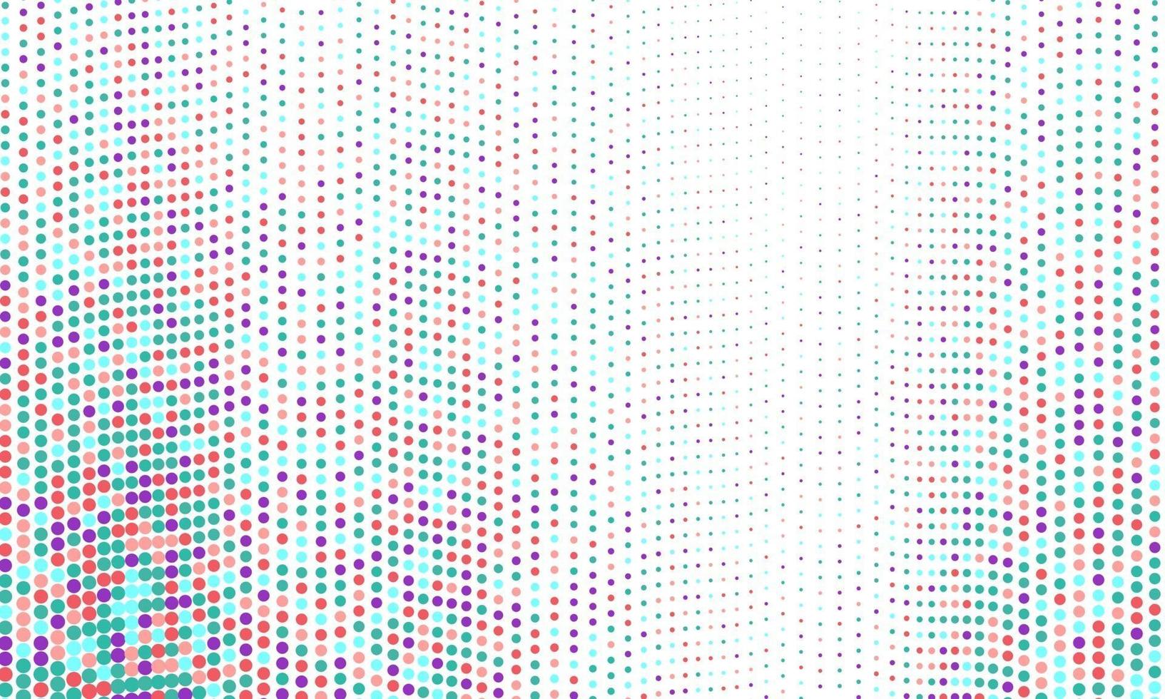Colorful Wavy Halftone Pattern Background vector