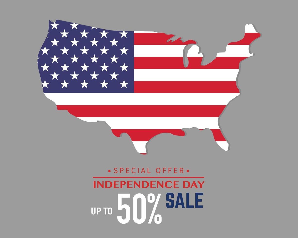 America Independence Day Special Sale vector
