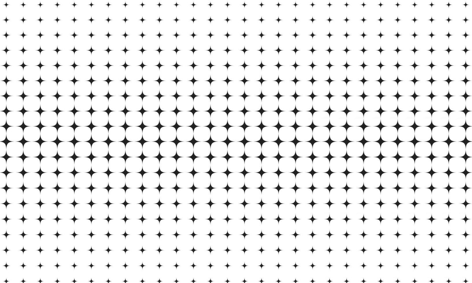 Abstract Black Stars Pattern vector