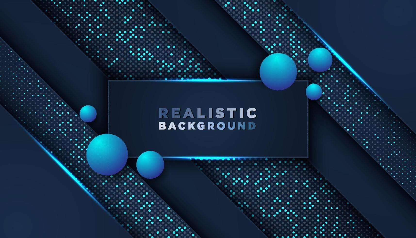 Dark abstract background with overlap layers Luxury design concept vector