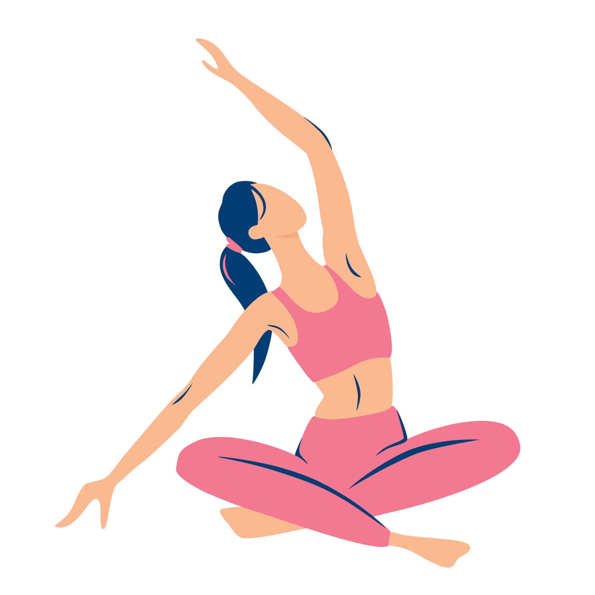 Premium Vector  White background girl doing yoga contour