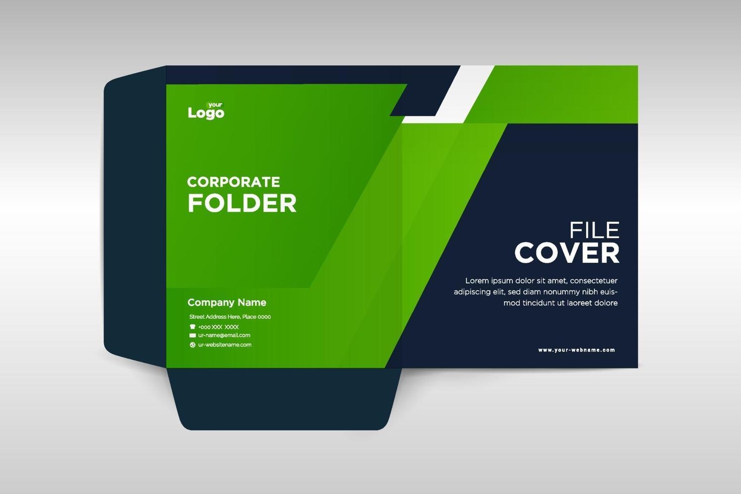 Elegant corporate folder template 2401999 Vector Art at Vecteezy