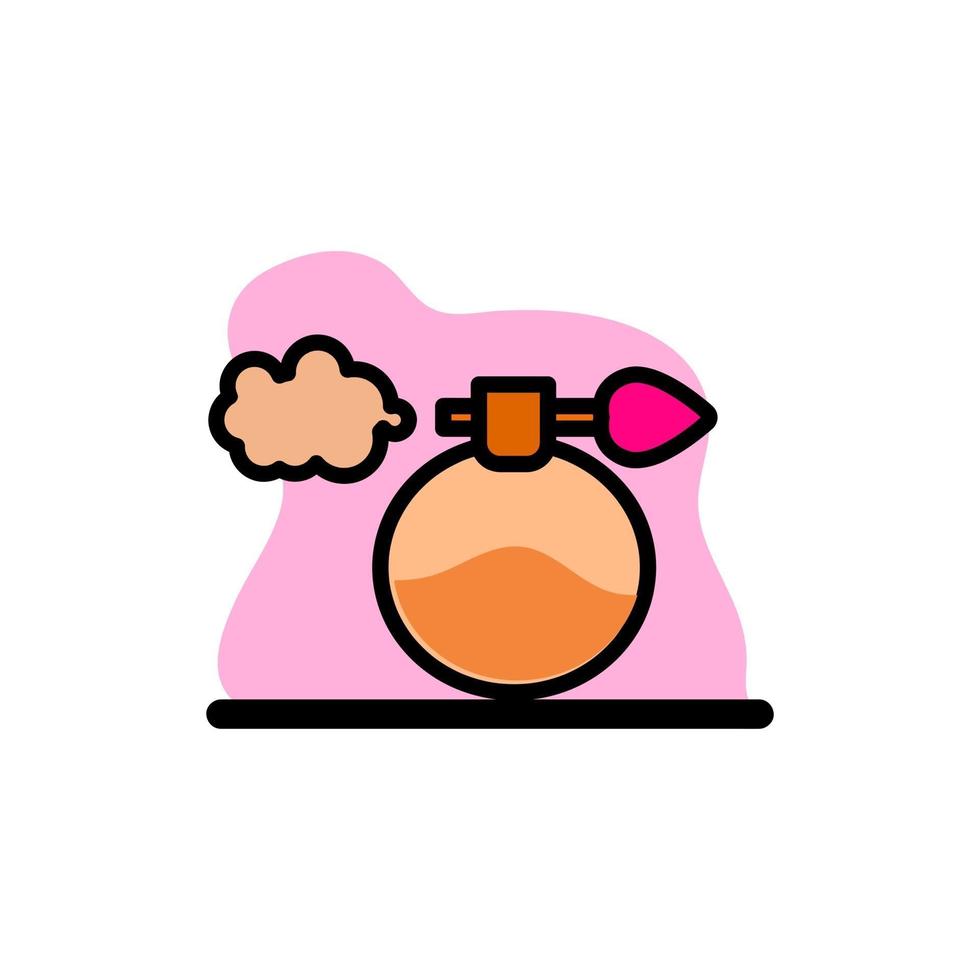 Perfume Fragrance Icon Vector Illustration Design