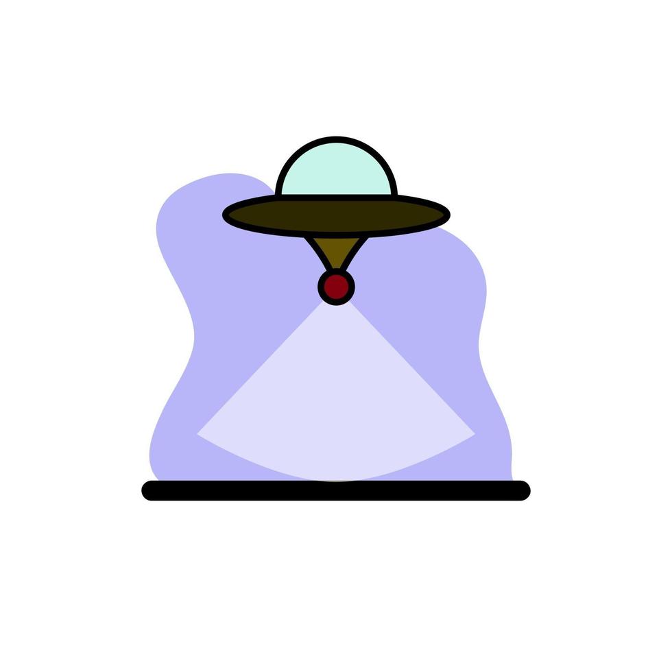 UFO Icon Concept Vector Illustration Design