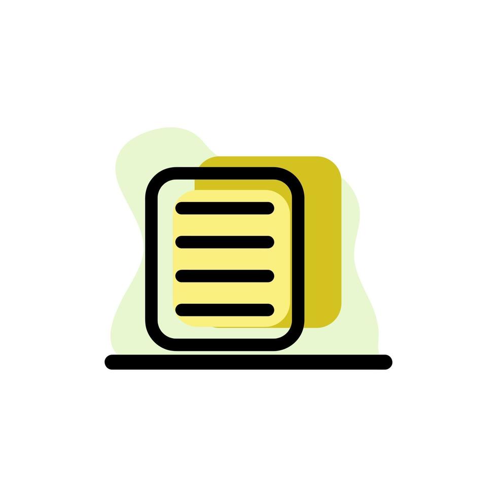Files Icon Vector Illustration Concept Design