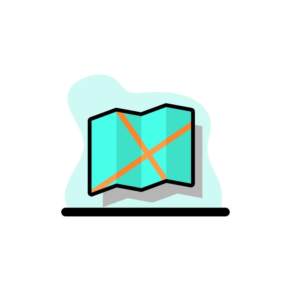 Map Vector Icon Conceptual Design Illustration