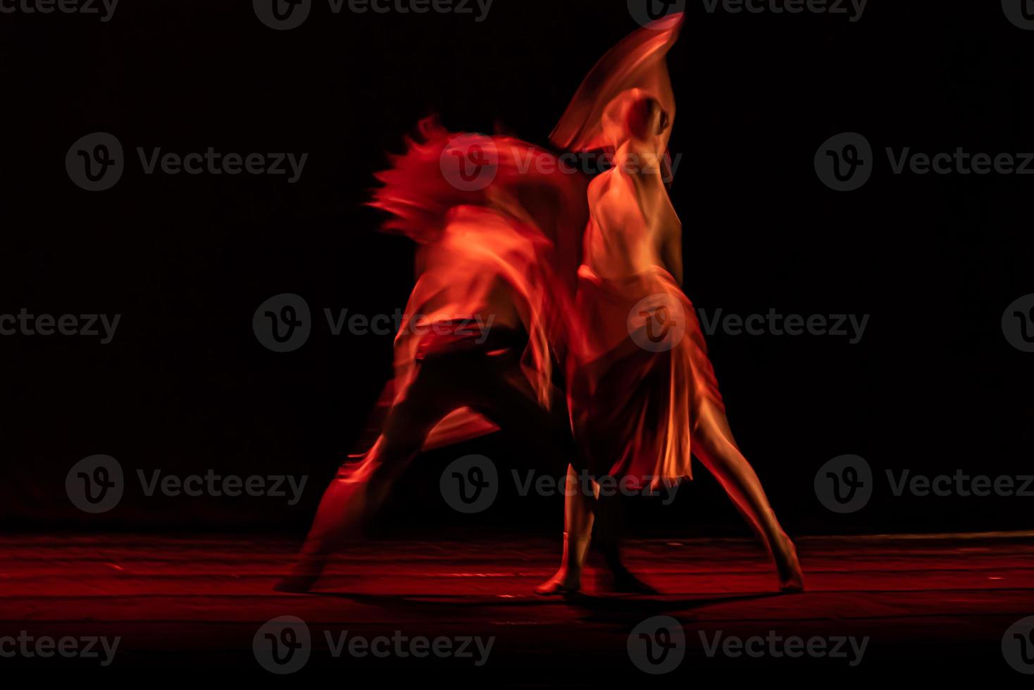 el movimiento abstracto de la danza foto