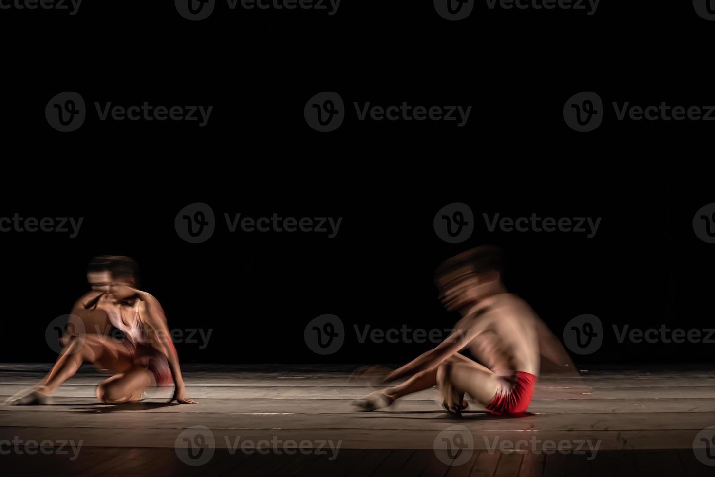 el movimiento abstracto de la danza foto