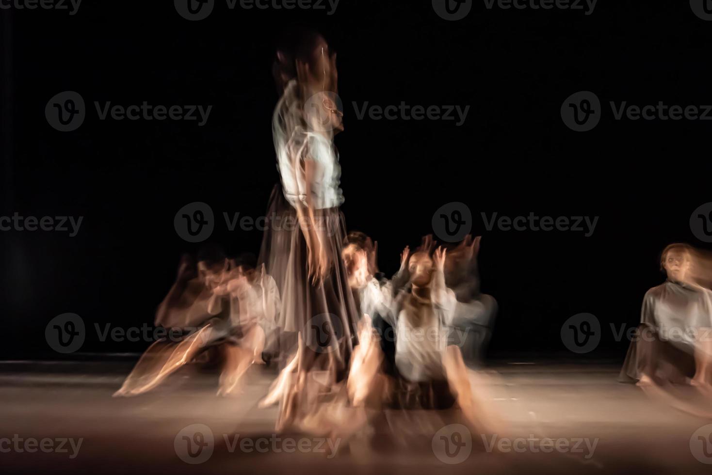 el movimiento abstracto de la danza foto