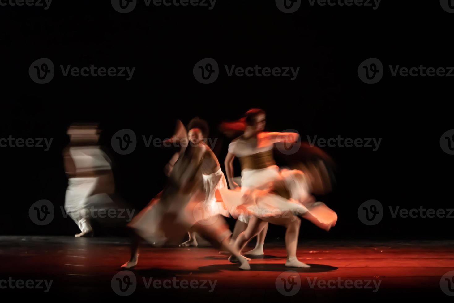 el movimiento abstracto de la danza foto