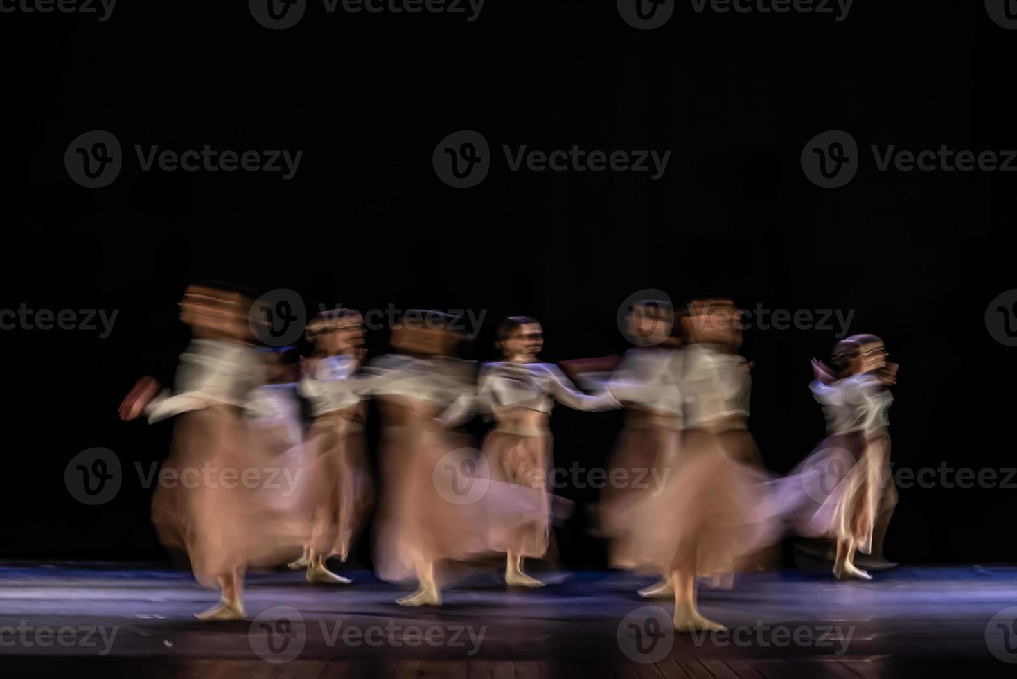 el movimiento abstracto de la danza foto