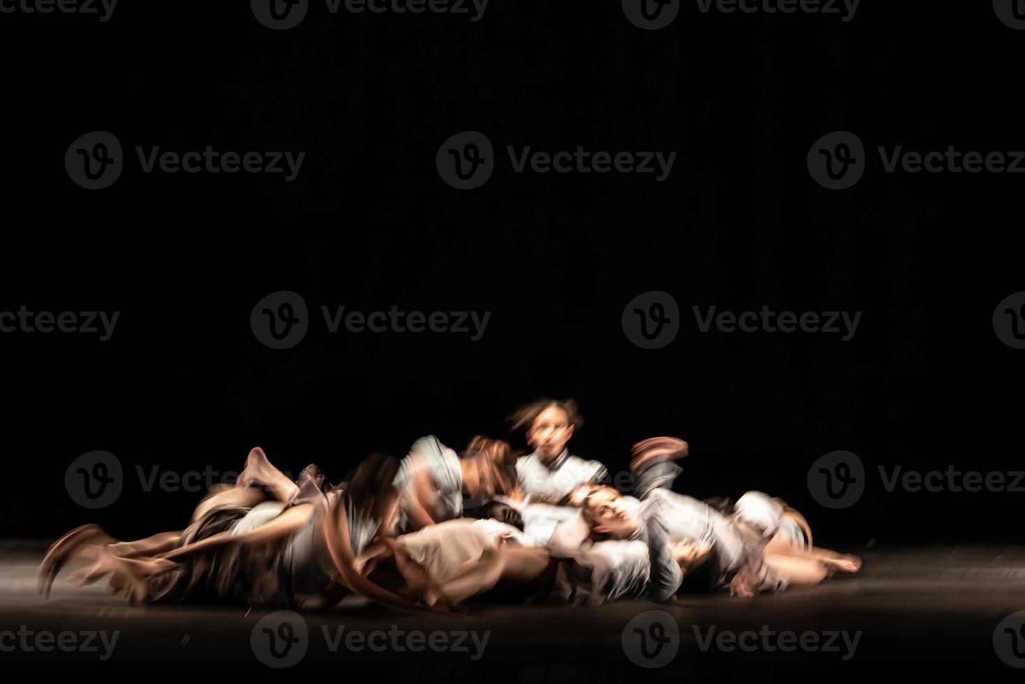 el movimiento abstracto de la danza foto