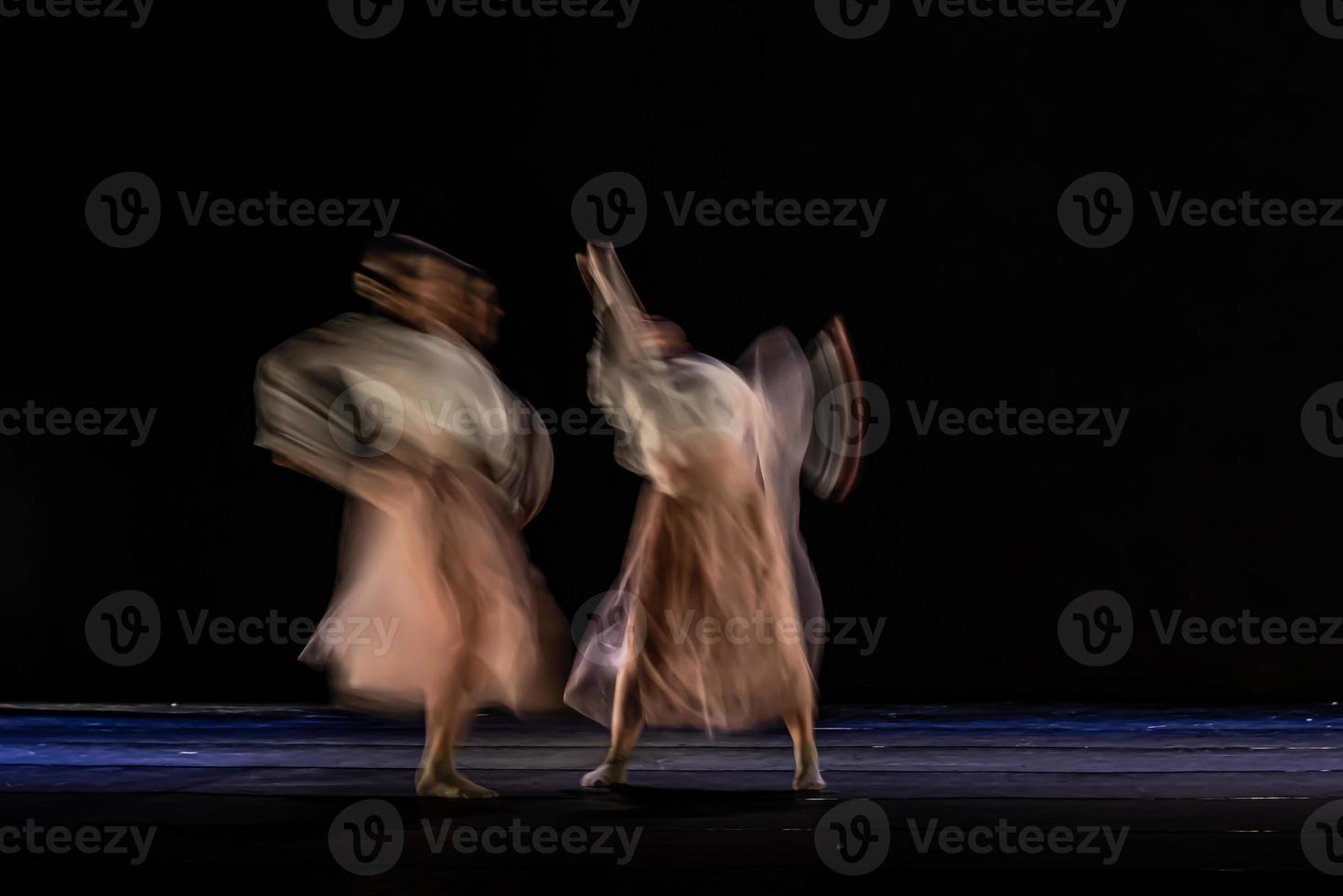 el movimiento abstracto de la danza foto