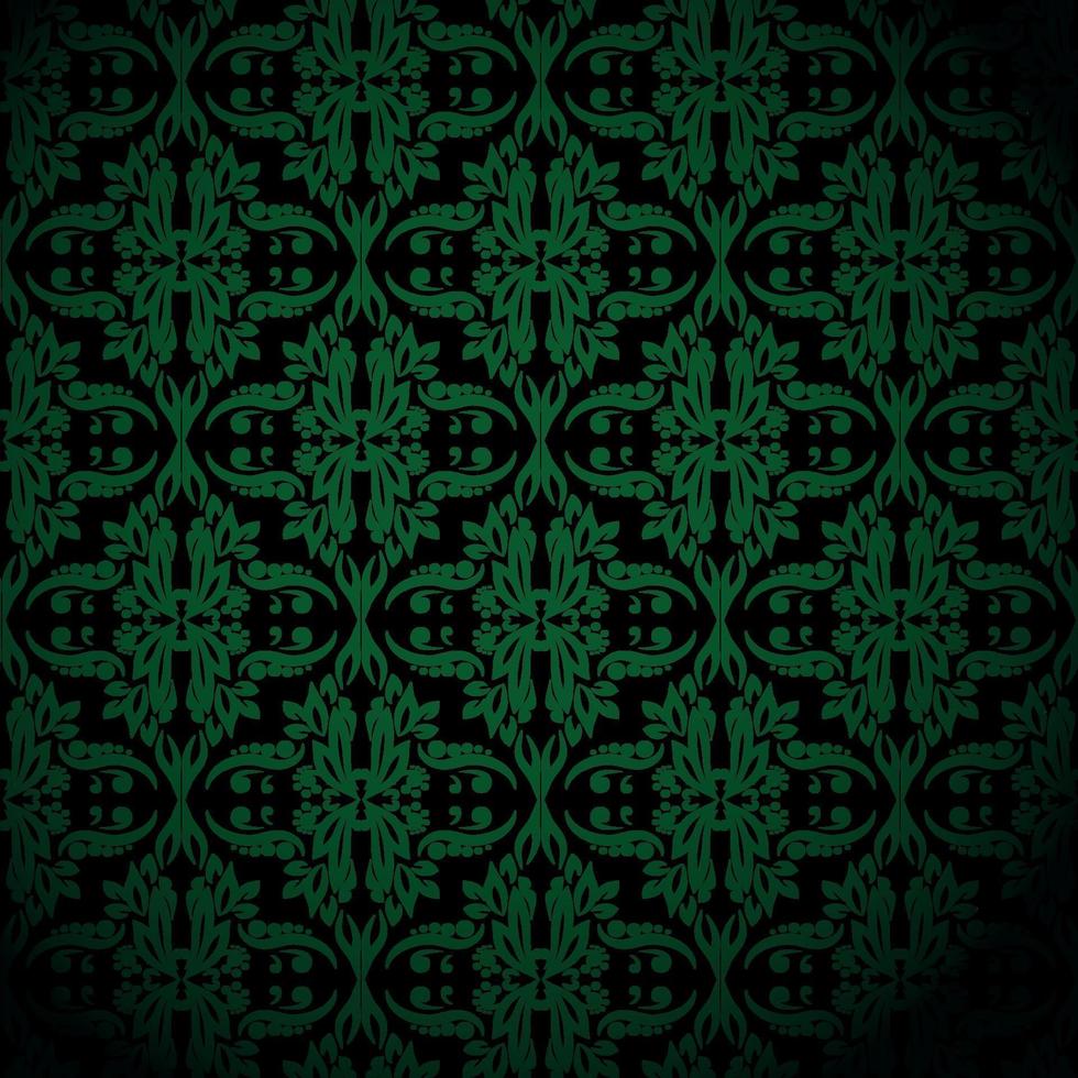 patrón transparente verde vector