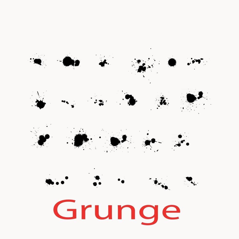 Grunge Dots Elements Collection vector