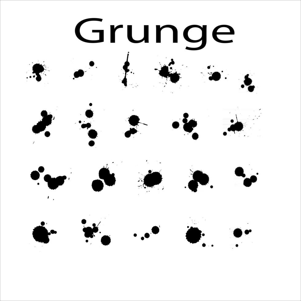 Grunge Splashes Vector