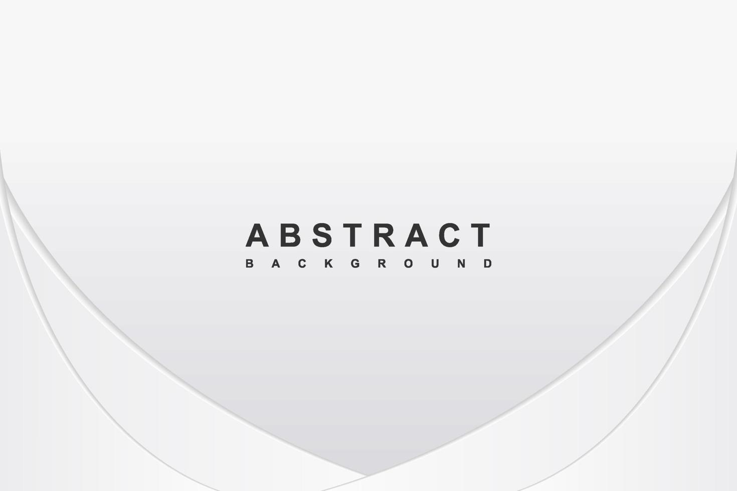 Abstract white background with wave decoration vector