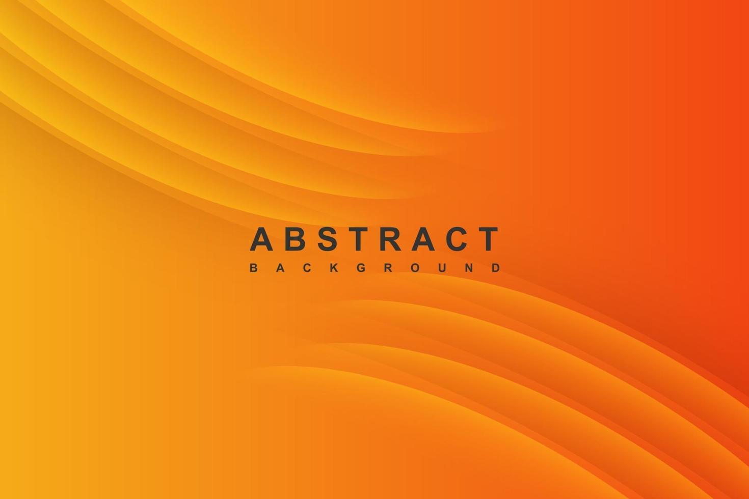 Abstract modern background orange with shadow decoration vector
