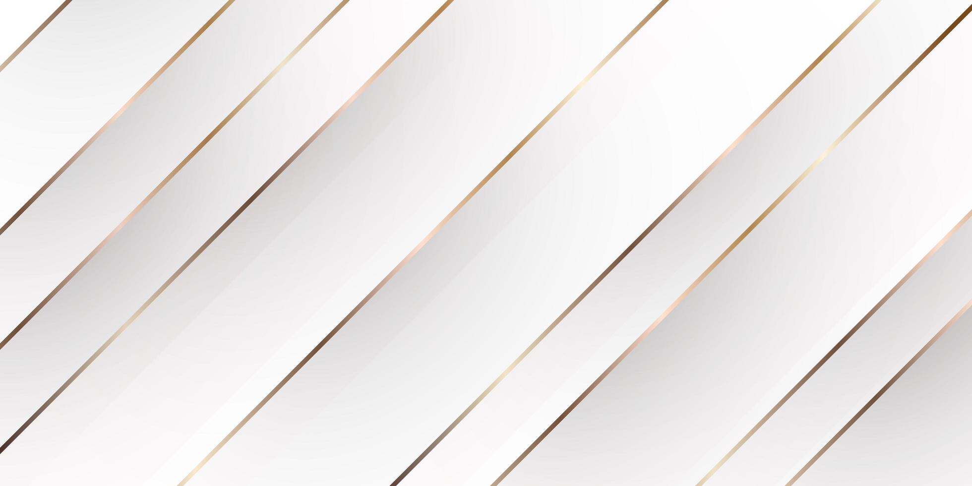 Ilustración de vector de fondo de lujo de oro blanco abstracto