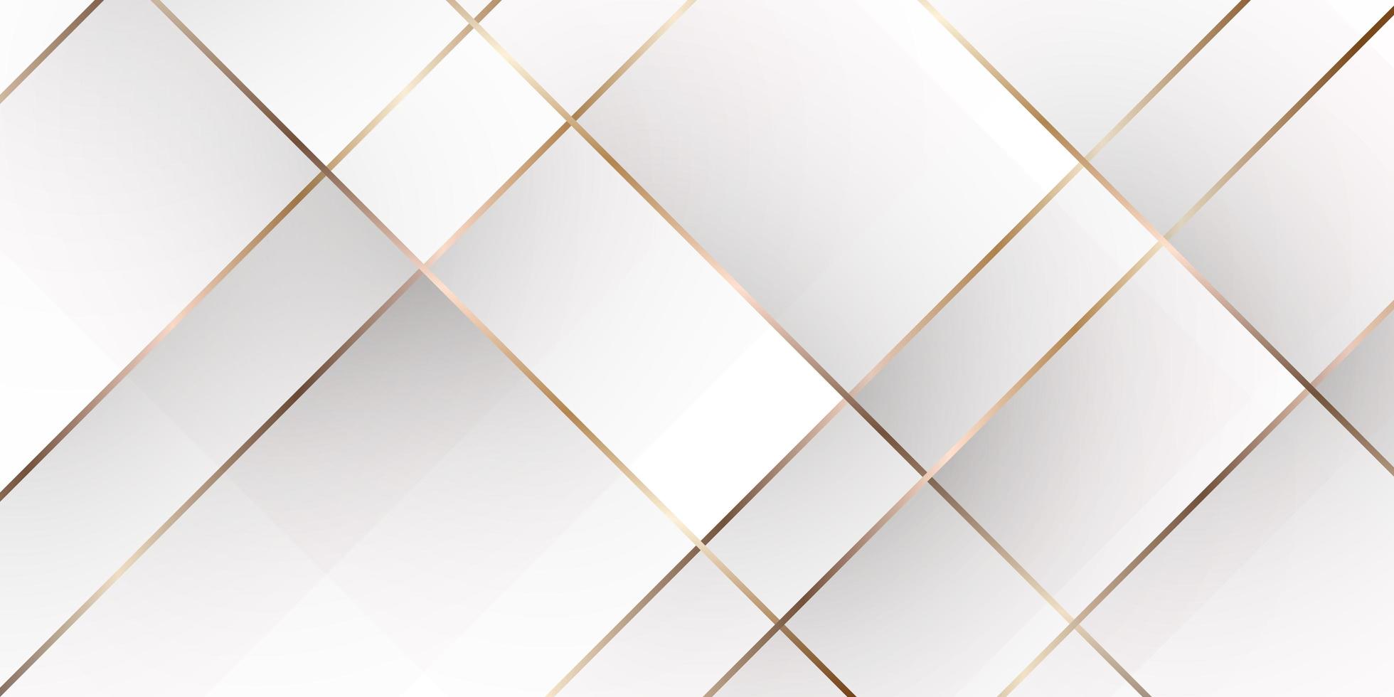 Ilustración de vector de fondo de lujo de oro blanco abstracto