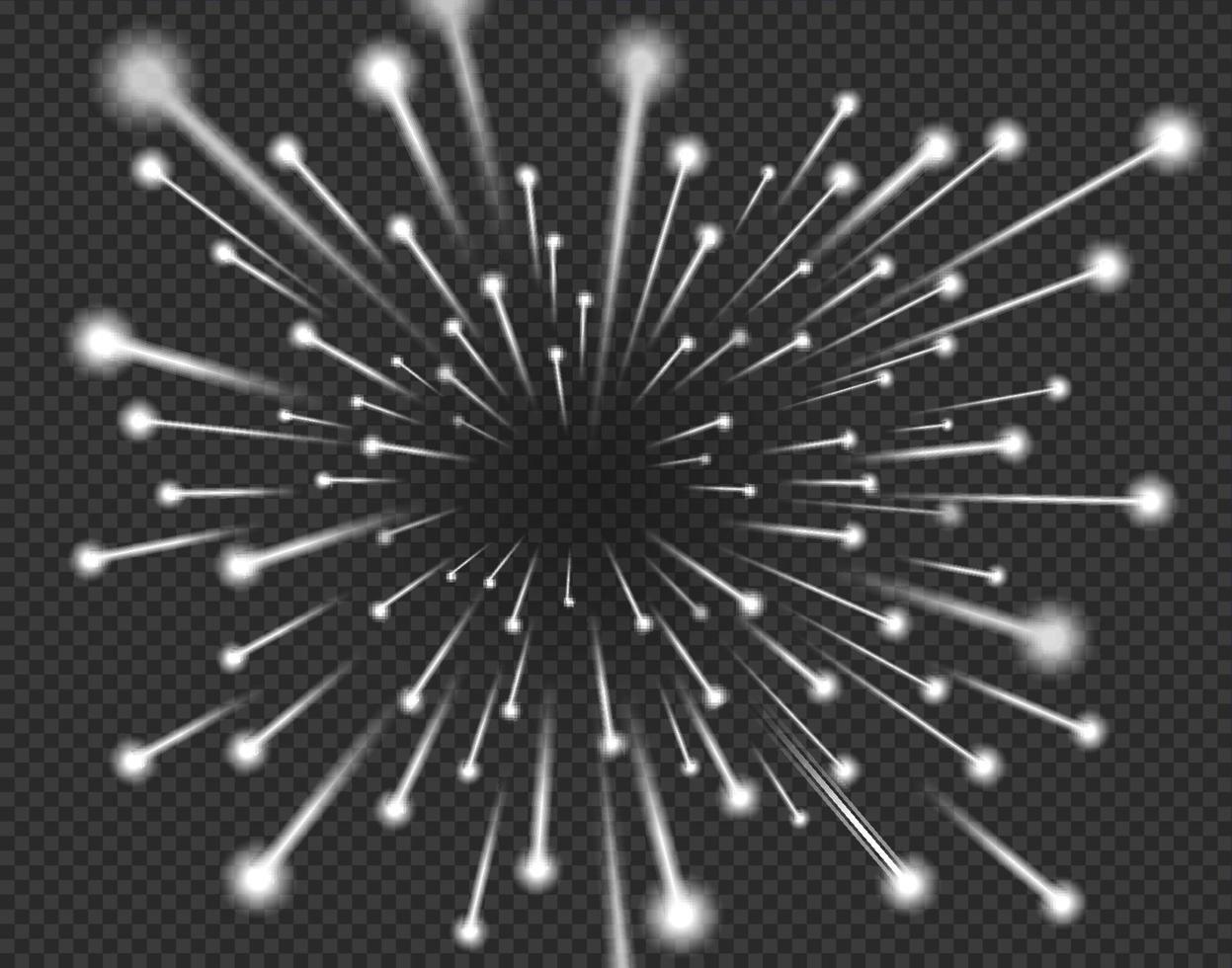 Circular speed light Starburst background vector