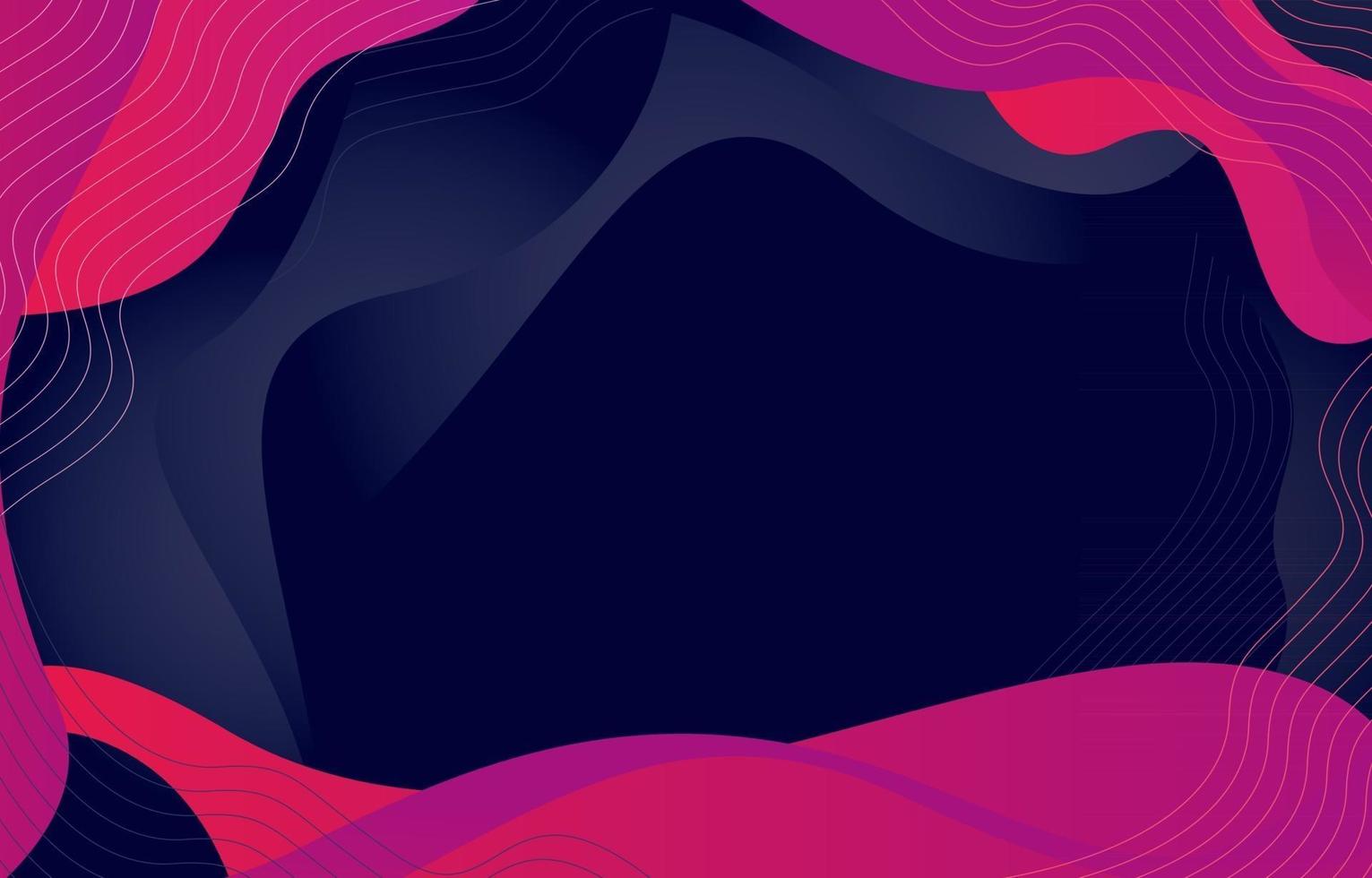 concepto de fondo abstracto con ondas rosadas degradado vector