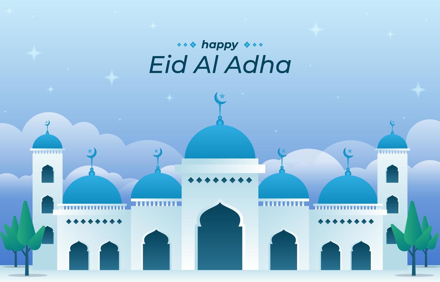 Eid Al Adha Background Concept vector