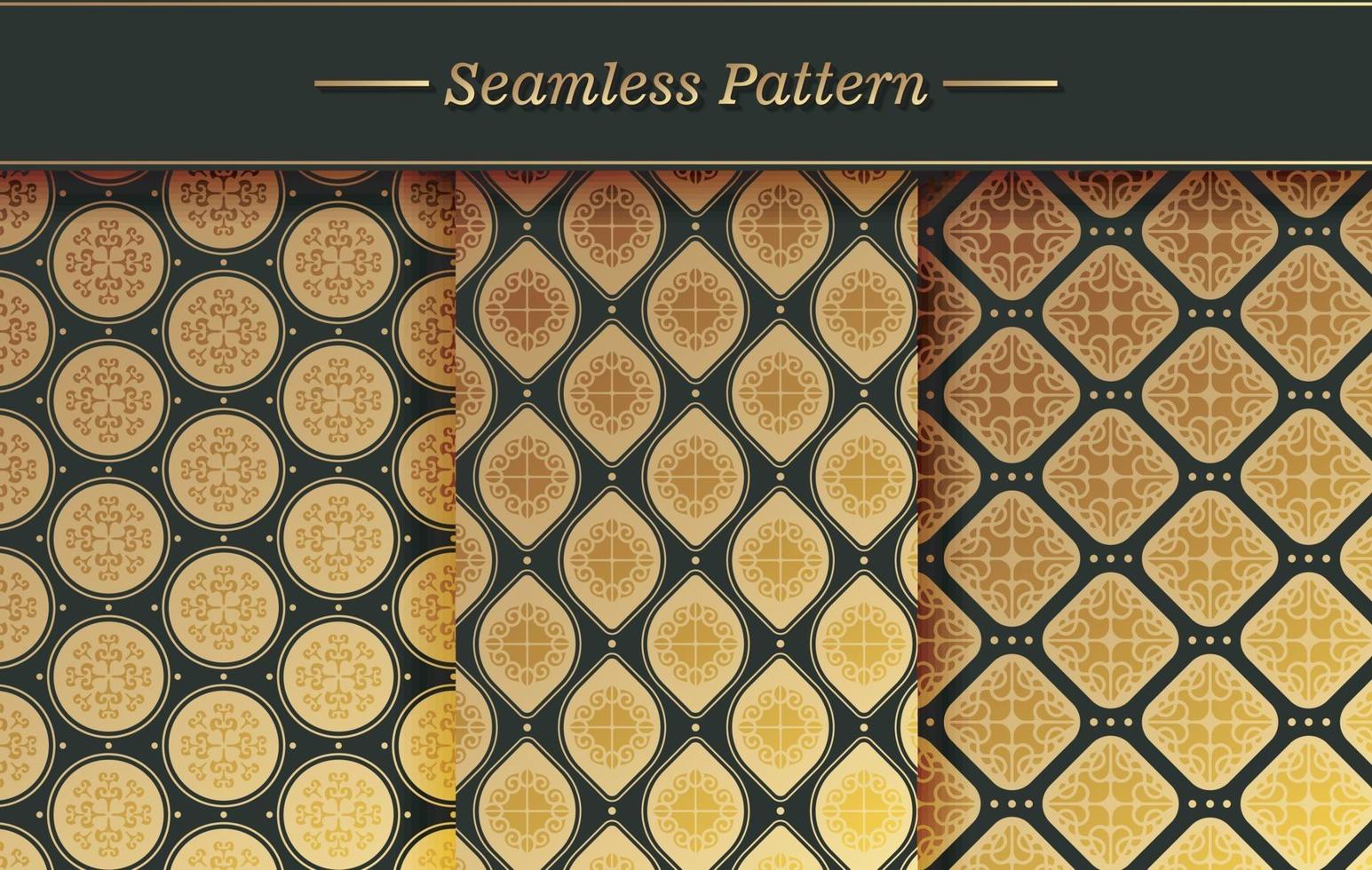 Luxury ornament pattern design background vector