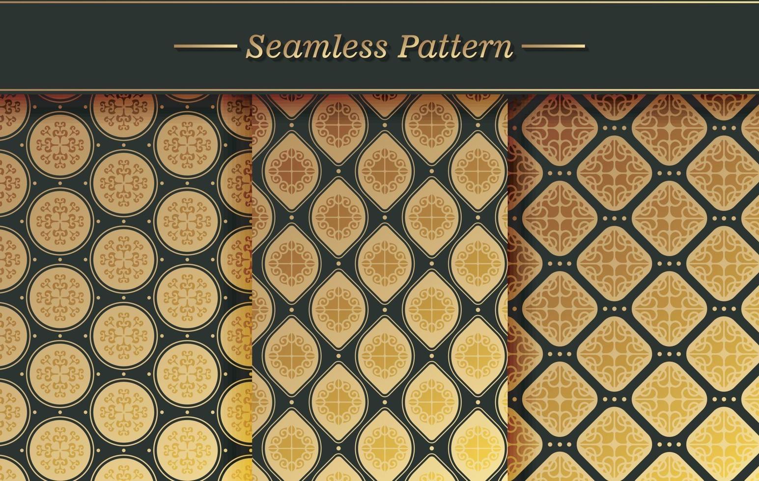 Luxury ornament pattern design background vector