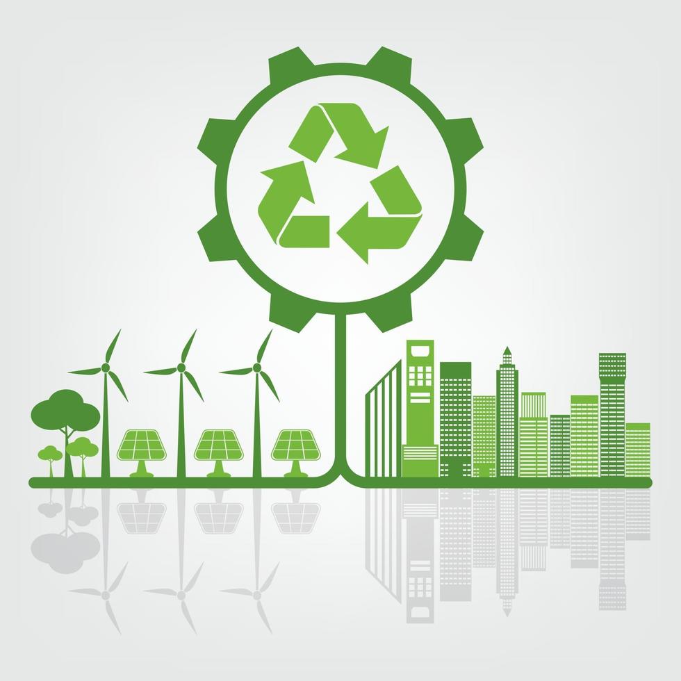 Ecology and Environmental Concept vector