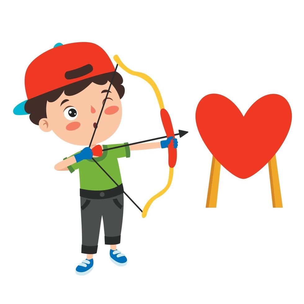 Love Concept With Cartoon Character vector