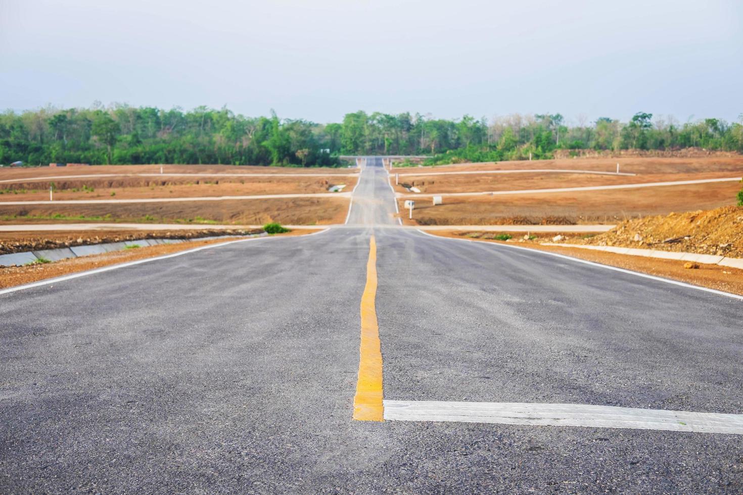 A long straight road photo