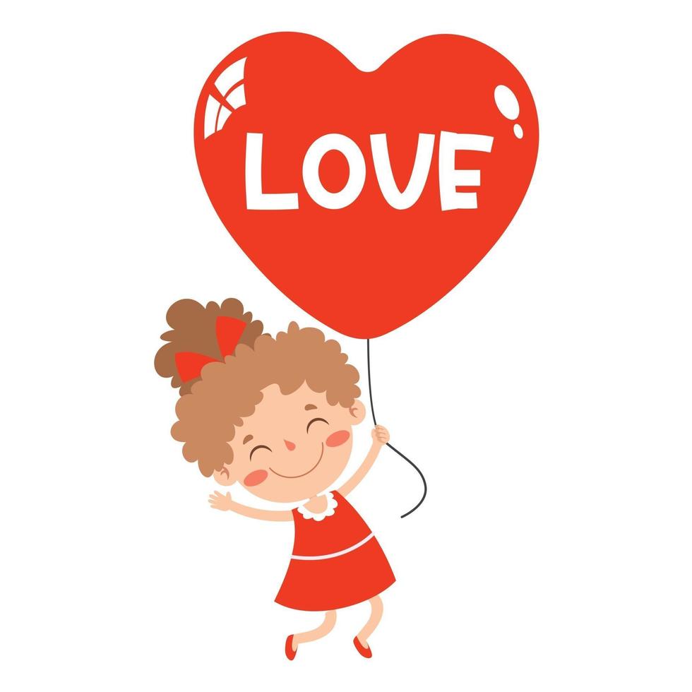 Love Concept With Cartoon Character vector