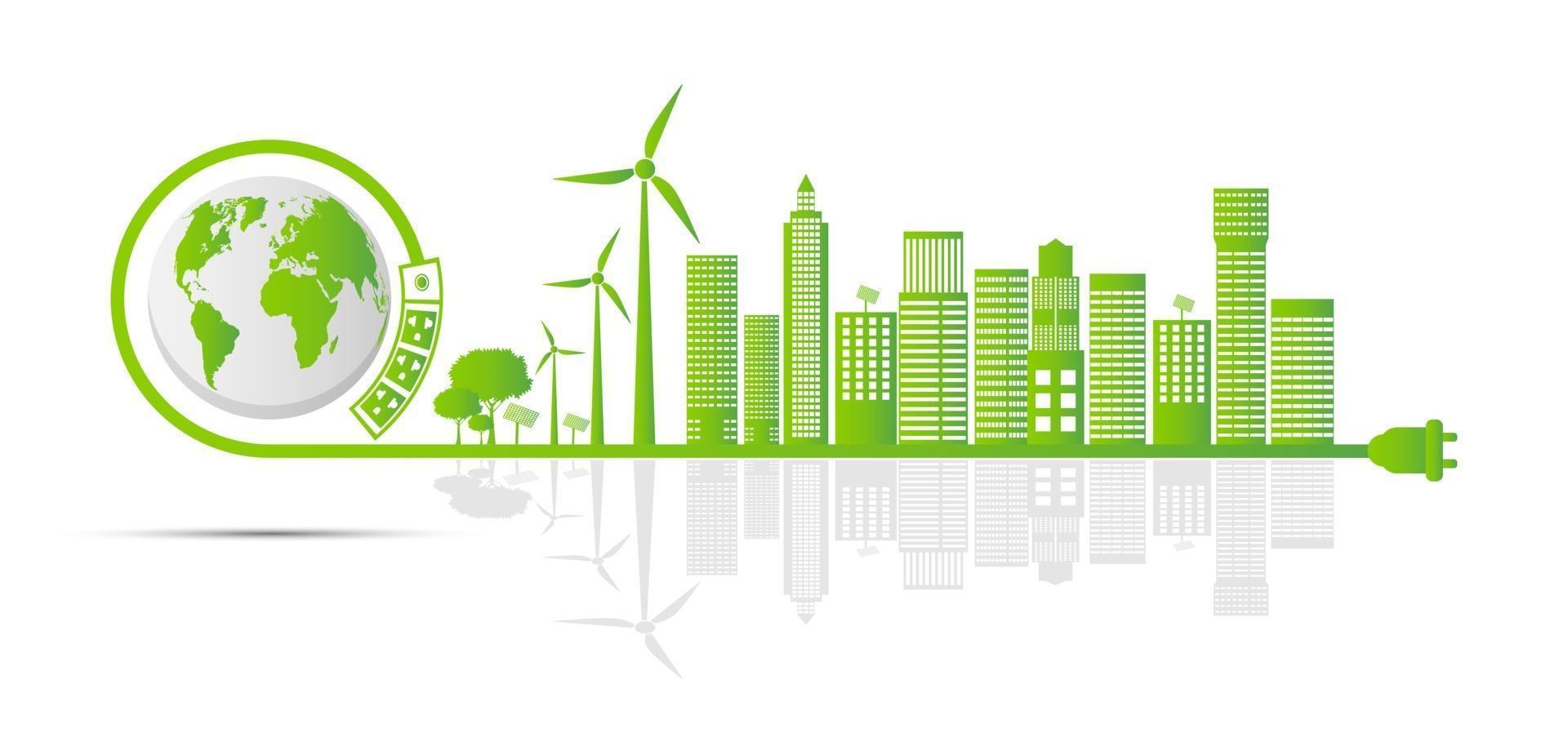 Ecology and Environmental Concept vector