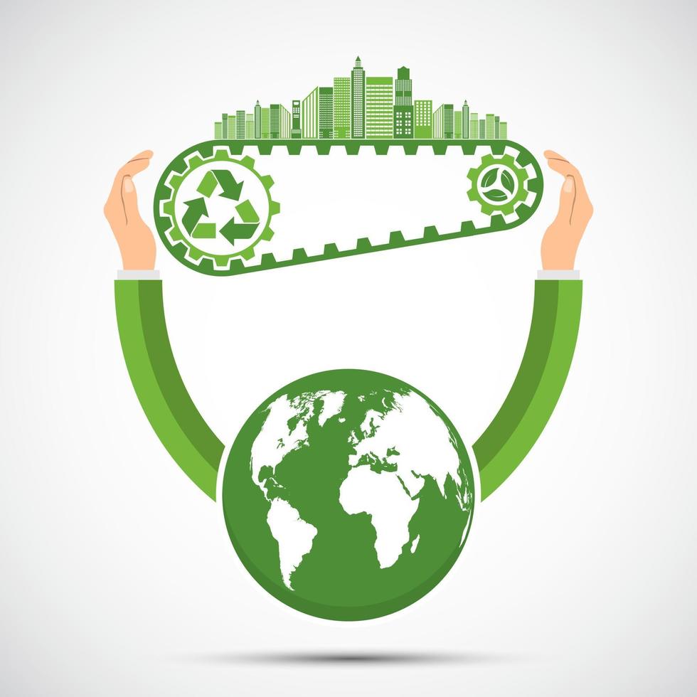 Ecology and Environmental Concept vector