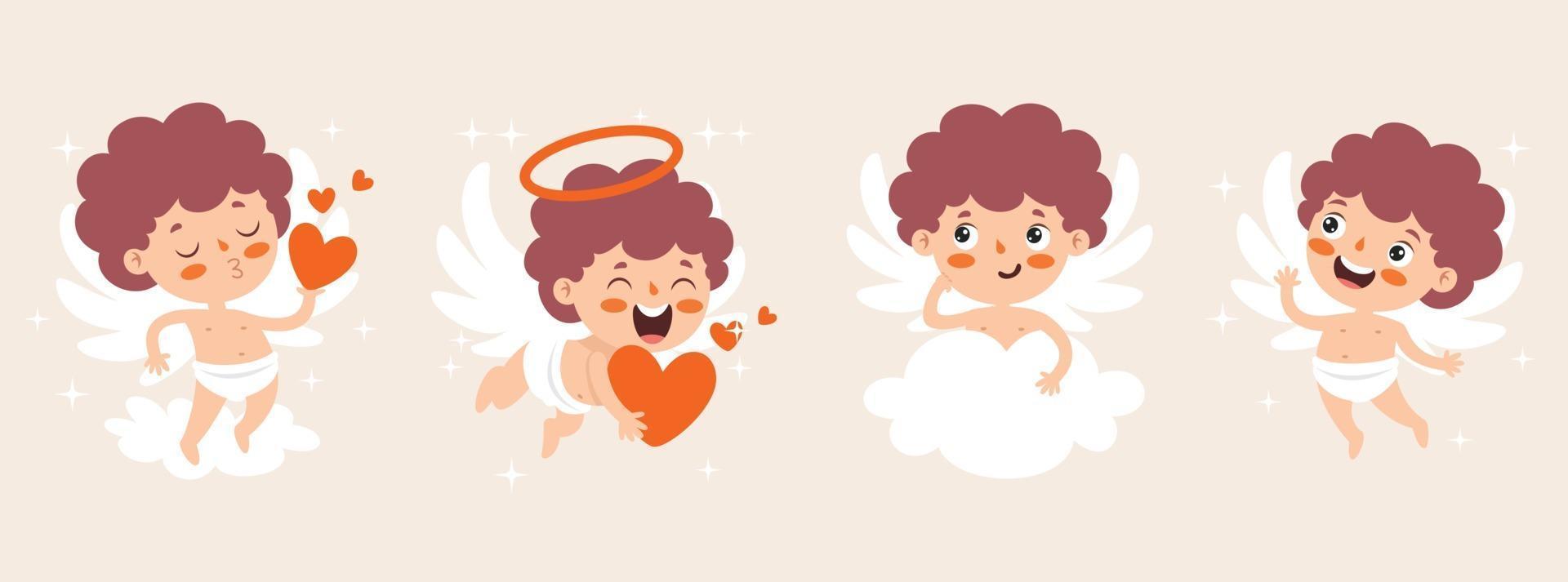 Love Concept With Cartoon Character vector
