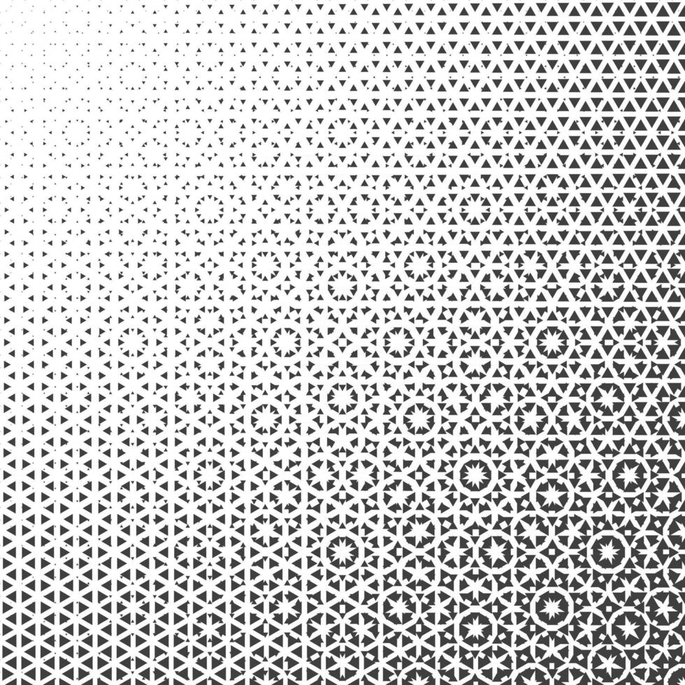 Abstract geometric graphic design print halftone triangle pattern background vector