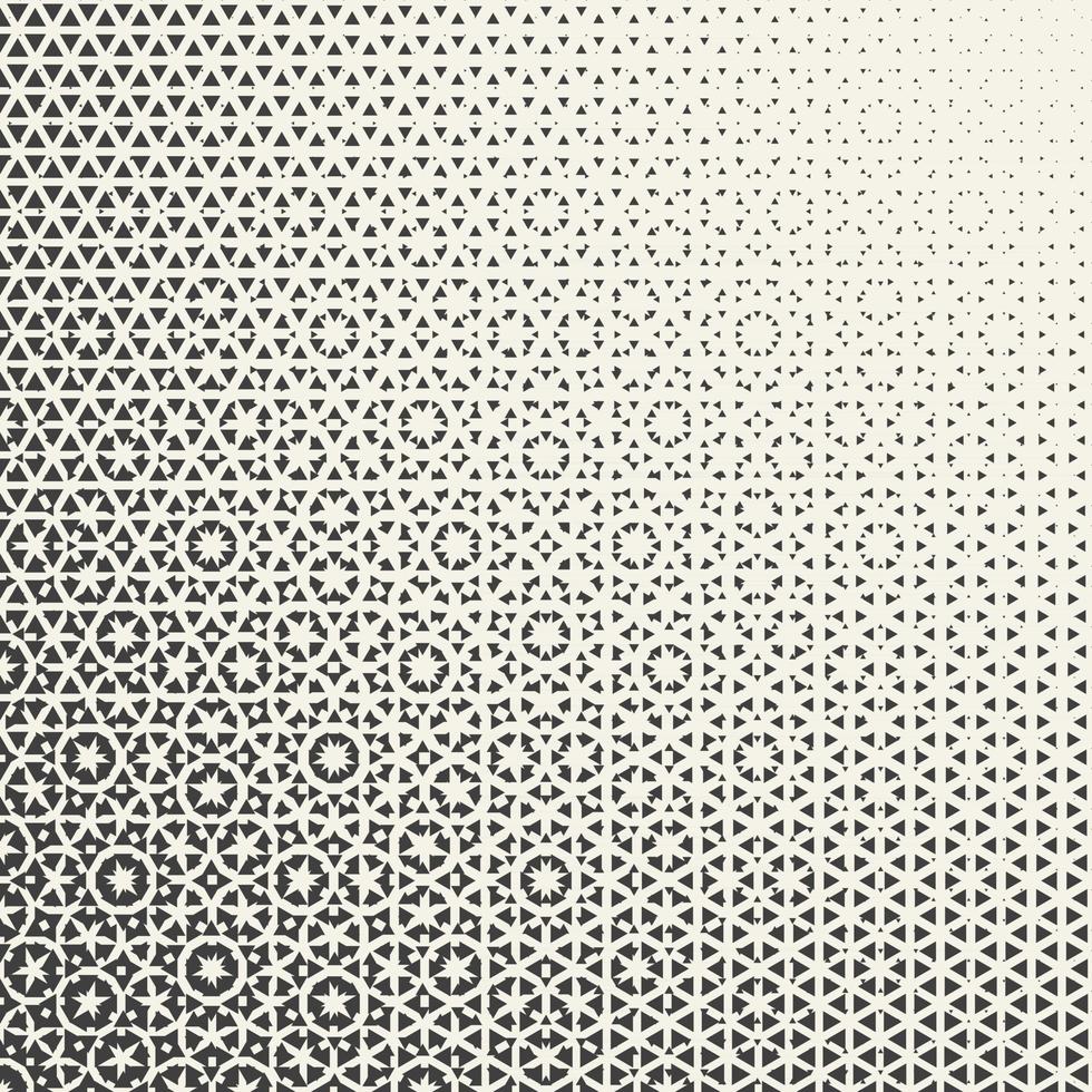 Abstract geometric gold graphic design print halftone triangle pattern background vector