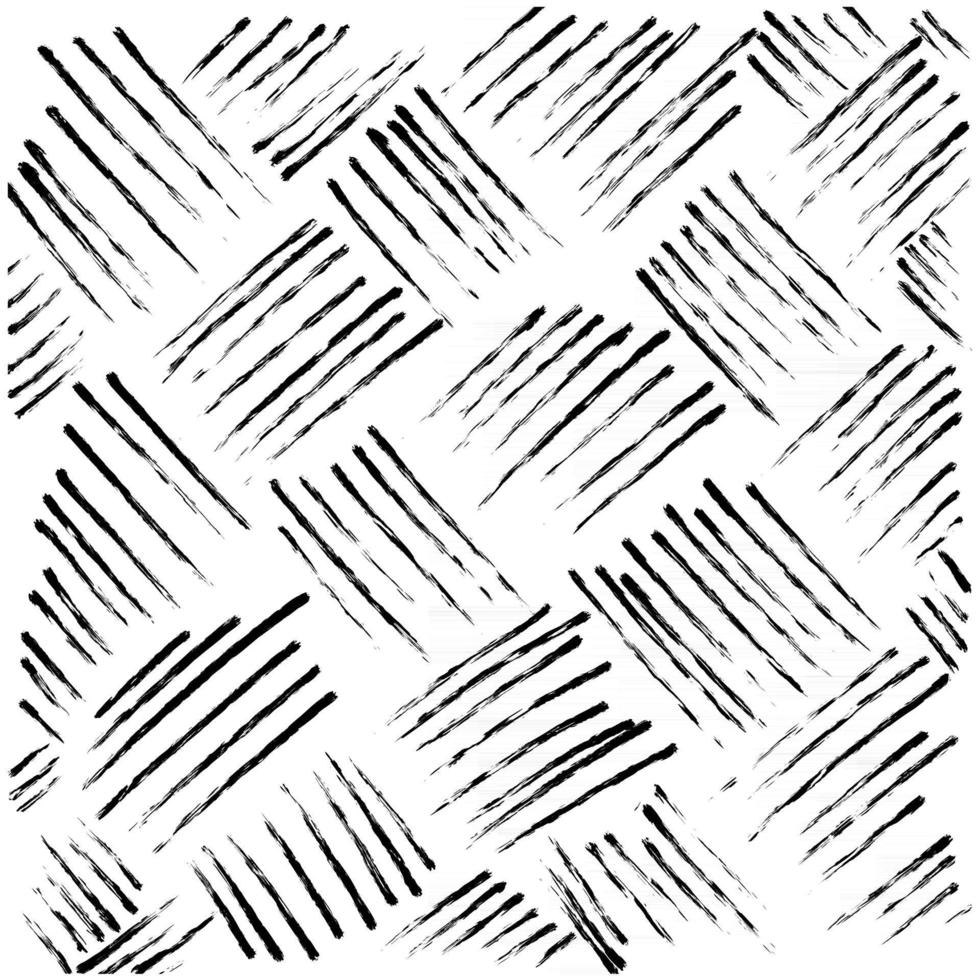 Hand drawn line abstract pattern strokes grunge brush vector