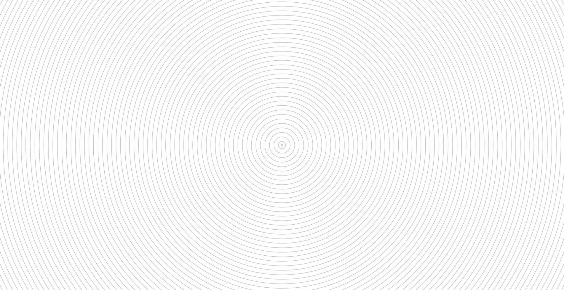Concentric circle sound wave abstract line pattern vector
