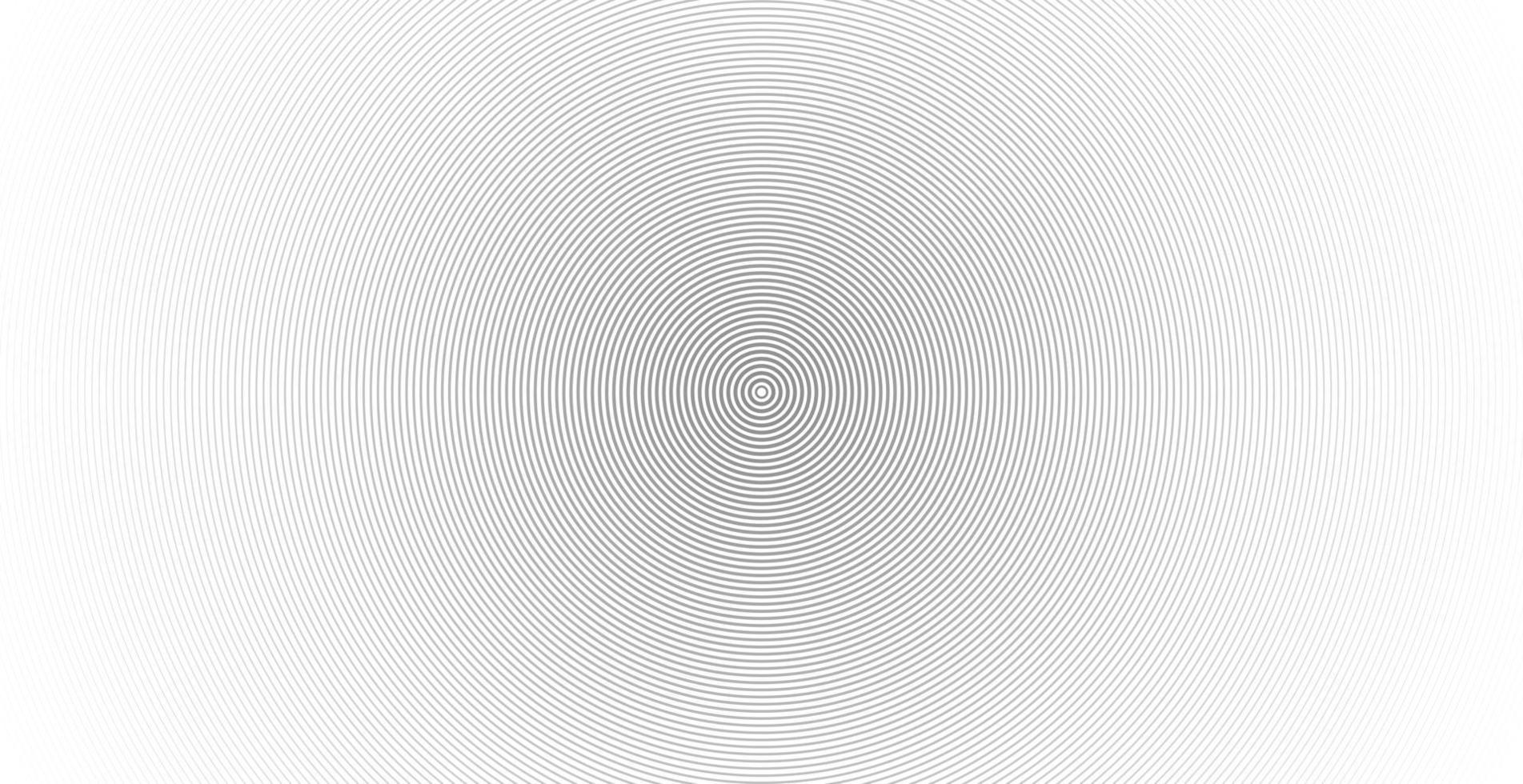 Concentric circle sound wave abstract line pattern vector