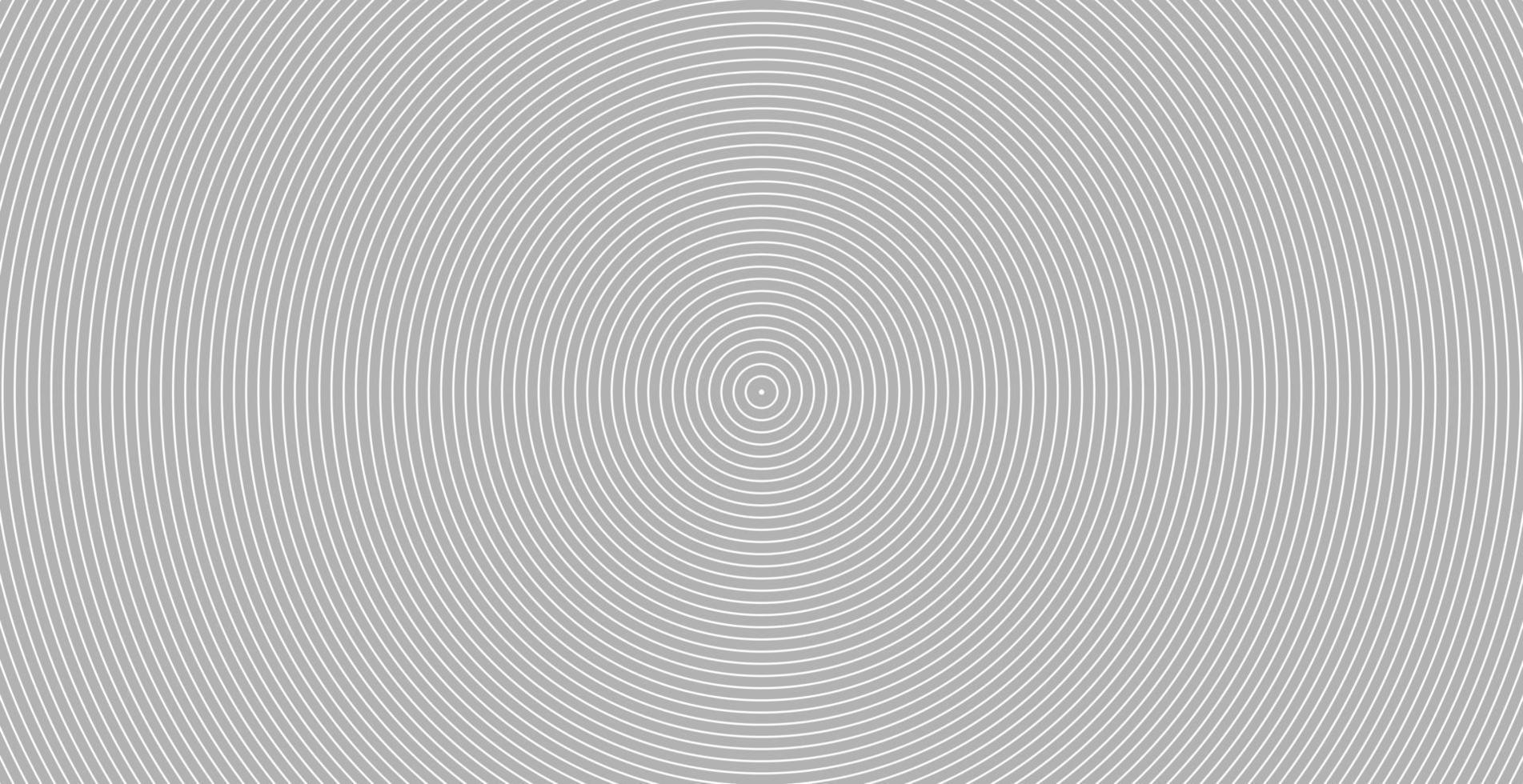 Concentric circle sound wave abstract line pattern vector